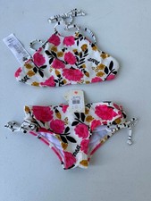 Billabong Girls Sun Dream Rev High Neck Bikini Set SZ 7