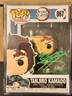 Funko Pop! Demon Slayer Tanjiro Kamado #867 autograph signed by Zach Aguilar