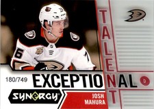 Josh Mahura 2018-19 Upper Deck Synergy Exceptional Talent RC #ET-18 180/749