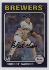 2024 Heritage High Number Hot Box Chrome Purple Refractor Robert Gasser 19yv