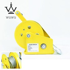 Self-locking hand winch Boat windlass truck auto manual lifting hoist 1200lbs