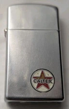 Caltex Oil Company Logo Zippo Lighter 1977 Thin