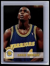 1993-94 NBA Hoops -  Chris Webber #341 Rookie Card. rookie card picture