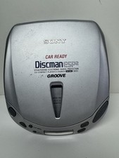 Sony D-F411 FM/AM Radio Discman ESP2 Groove CD Disc Player Only -Light Distress