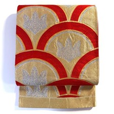 JAPANESE KIMONO BELT FUKURO OBI PURE SILK ZZ0004