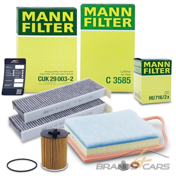 Mann-Filter Inspektionspaket Filtersatz A FÜR Citroen C4 1 Grand Picasso 1.6 Hdi-image