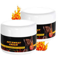 2 Pacs Sweat Cream, Hot Cream for Belly Fat Burner for Women and Men Cellulite C