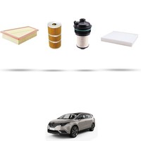 Hoffcar Wartungsset - 4 Filter FüR Renault Espace V (Jfc) 1.6 DCI 96Kw Ab 201