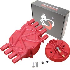 Dragon Fire Performance Heavy Duty Distributor Cap And Rotor Set Red