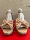 Kelly & Katie Women's Block Heel Sandals with Bow - Fawn/Nude - Size 6.5 — photo 5