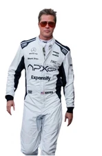 F1 movie white racing coveralls APXGP - Brad Pitt race suit