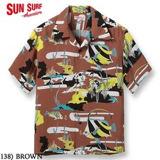 SUN SURF S/S RAYON HAWAIIAN ALOHA Shirt "MOORISH IDOL" 2023SS Style No. SS39029