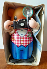 Tin Plate Bear Flash Camera No Key