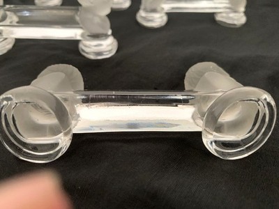 6 rare Baccarat knife rests Houdon | eBay