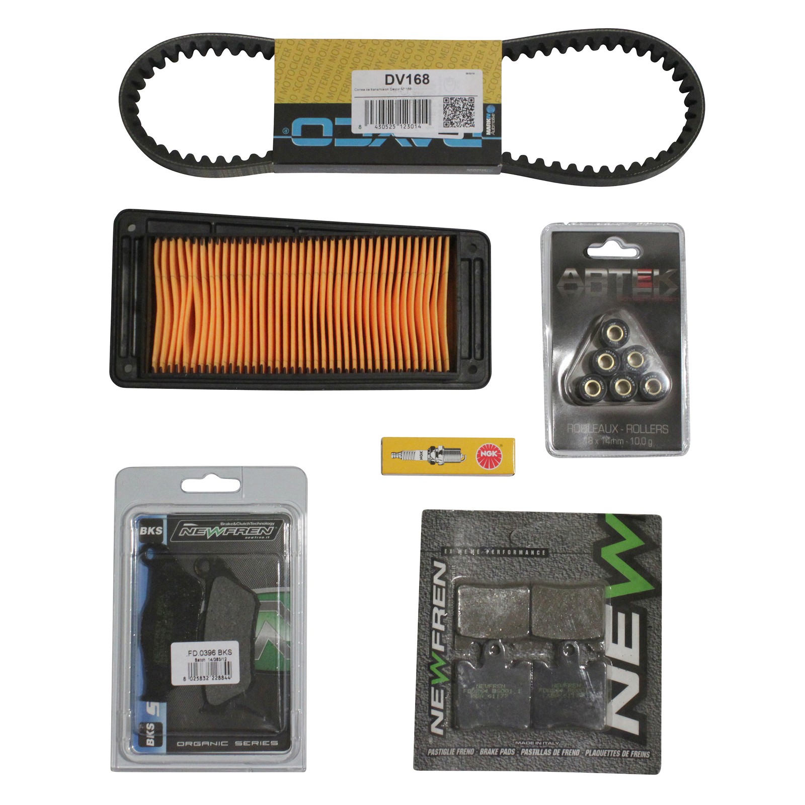 Kit entretien maxiscooter adaptable SYM 125 GTS 2005-2009 révision GTS Evo 2013-2014