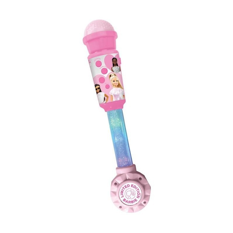 Microphone Barbie lumineux et enceinte pour animer les fêtes d'anniversaire