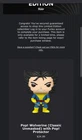 CONFIRMED ECCC Pop! Wolverine (Classic Unmasked) with Pop! Protector LE 5000