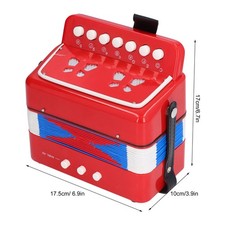 Accordéon Jouet Pour Enfants 7 Touches Petit Instrument De Musique éducatif ~~