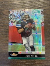2008 Finest #18 Jon Kitna Green Refractors/Xfractors #/299