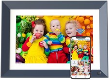 10.1-inch Digital Picture Frame WiFi-Photo-Frame - 16GB Smart Frame, IPS Touc...