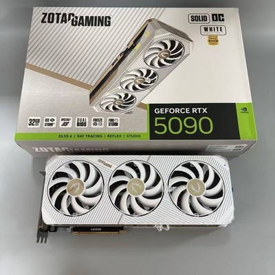 Zotac RTX 5090 Solid White GPU (No Core & VRAM, with Box and PCB)