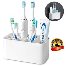 Electric Toothbrush Holder Large Bathroom Caddy Storage Multifunction Organizer