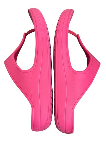 Crocs Sloane Sandals Pink Toe Post Wedge Thong Slippers W 11 UK Size 9 - Picture 5 of 10
