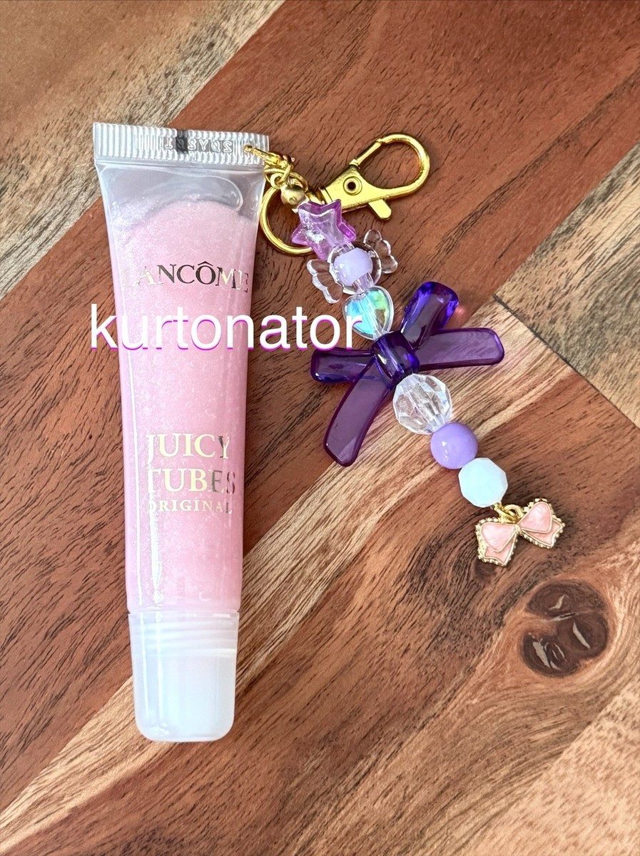Lancome MARSHMALLOW ELECTRO Juicy Tubes Lip Gloss with Keychain