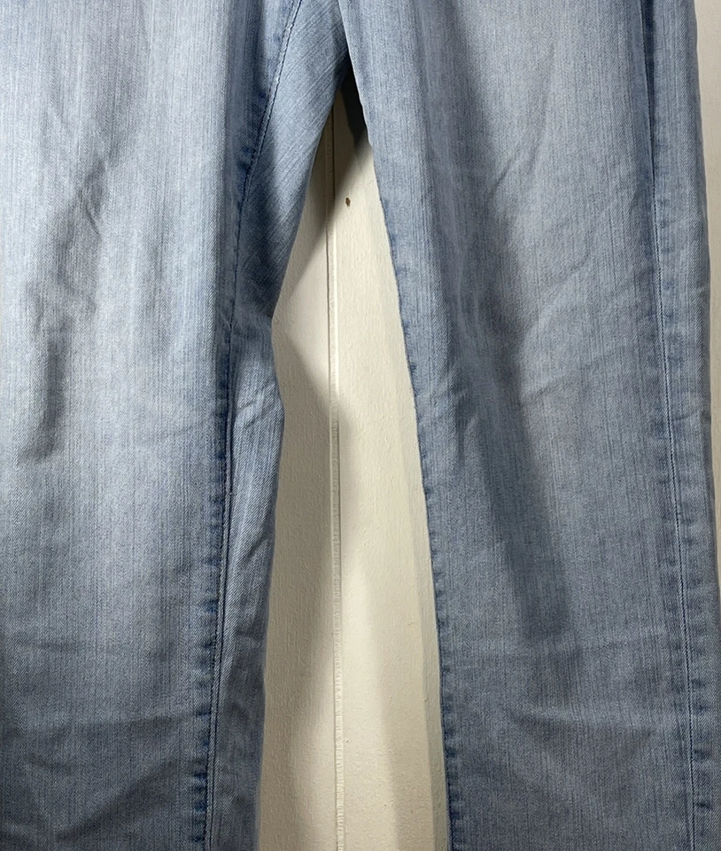Pantalones de mezclilla American Eagle para hombre 29x30 azul lavado claro siguiente nivel flexible calce ajustado recto Foto 3 de 4