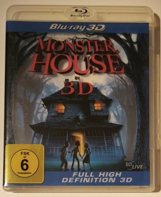 Monster House ** Blu-Ray 3D ** Produziert von Steven Spielberg & Robert Zemeckis