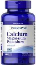 Puritan's Pride Calcium Magnesium Potassium - 100 Caplets