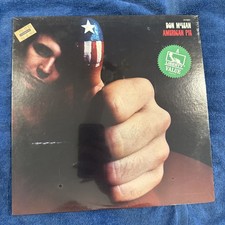 1980 Don McLean - American Pie Sealed LN-10037 Liberty Re-issue For Buddy Holly