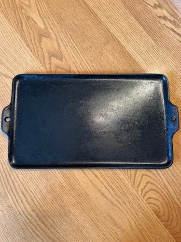 Griswold #18 Large Block Logo Cast Iron Grill Sheet 1108 Erie, PA 1920-39