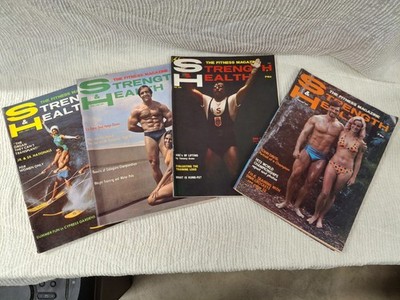 Strength & Health Fitness Magazine Lot of 4 1974