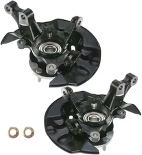 2PCS Front Driver & Passenger Side Wheel Bearing Hub Steering Knuckle