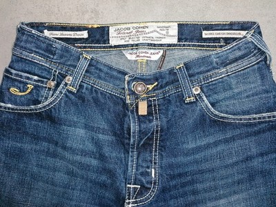 Jacob Cohën Type 620 Tailored Jeans Herren W30 (gekürzt auf Capri) Japan Denim
