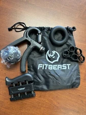 Fitbeast Grip Strengthener Forearm Strengthener Hand Grips Strengthener Kit, NEW
