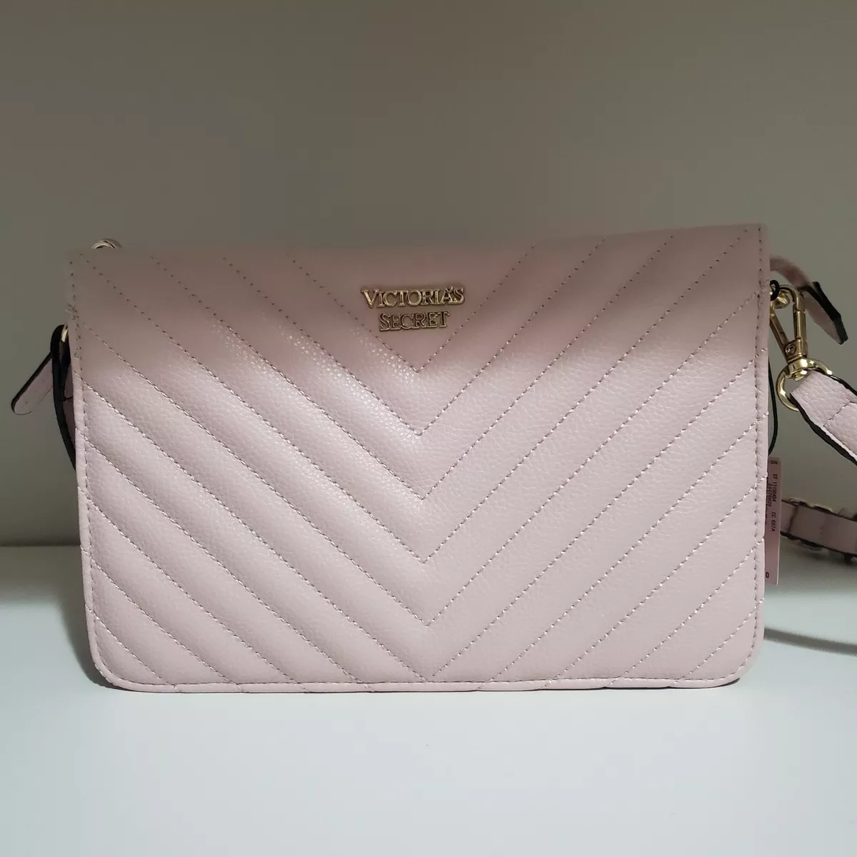 Victoria's Secret Crossbody Bag Handbag Light Pink Removable Adjustable  Strap