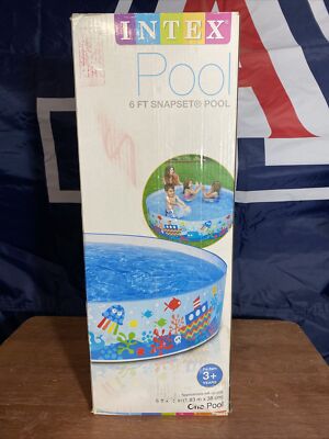 NEW Intex 6 Ft Snapset Swimming Pool 6 Ft x 15 in