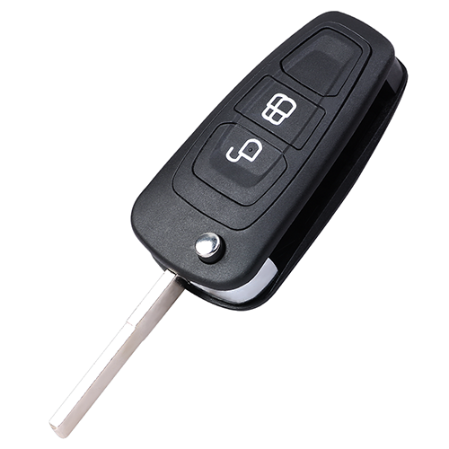 Replacement Flip Remote Key Case Shell Fob 2 Button for 2011-2015 Ford ...