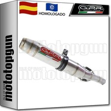 GPR TUBO DE ESCAPE HOM DEEPTONE ACERO MV AGUSTA BRUTALE 675 2014 14 2015 15