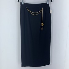 Vtg Nancy Bolen City Girl 10 Skirt Midi Preppy 90 s Y2K USA Dead Stock NEW