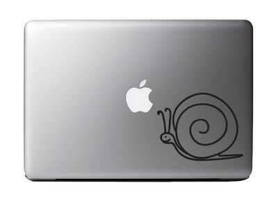 Kids Animal Doodles Snail Vinyl Decal for Apple MacBook Dell Laptops