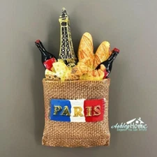 France Paris Baguette Food Tourist Souvenir 3D Resin Refrigerator Fridge Magnet