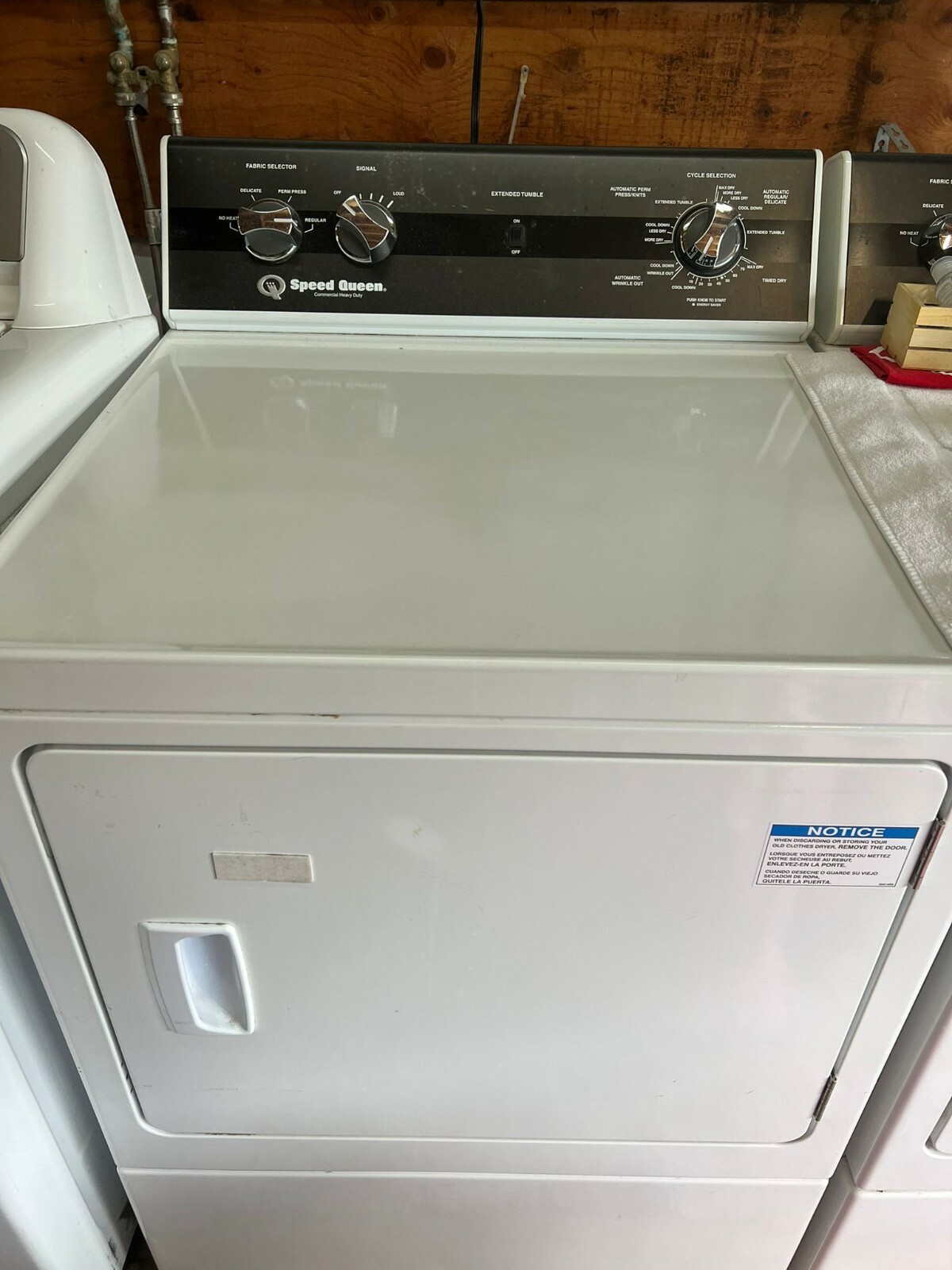 Speed Queen Gas Dryer (three dryers) Model DR5000WG eBay