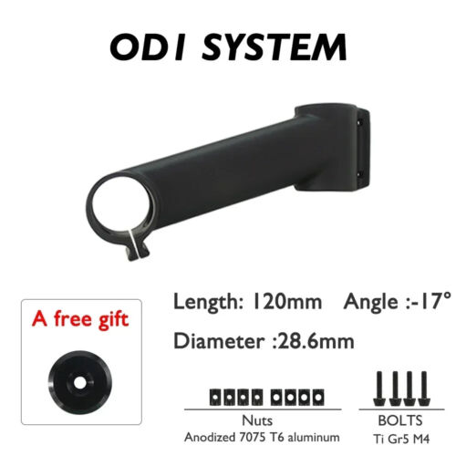 28.6/31.8mm -6/17 Degree MTB Bicycle Stem Full Carbon Fiber Bike Integrated Stem - Picture 18 of 45