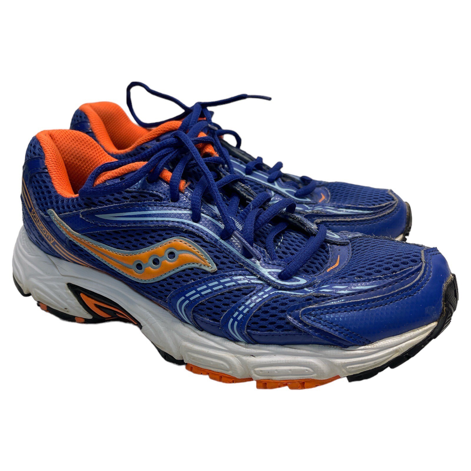 Saucony Oasis Women’s Size 9 Standard Blue Orange Sneaker Breathable Shoe thumbnail 3