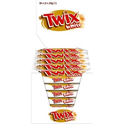 Twix White - Schokoriegel - Weiße Schokolade - 30 Stück