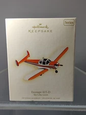 NEW HALLMARK KEEPSAKE 2008 ERCOUPE 415-D SKY'S THE LIMIT CHRISTMAS ORNAMENT