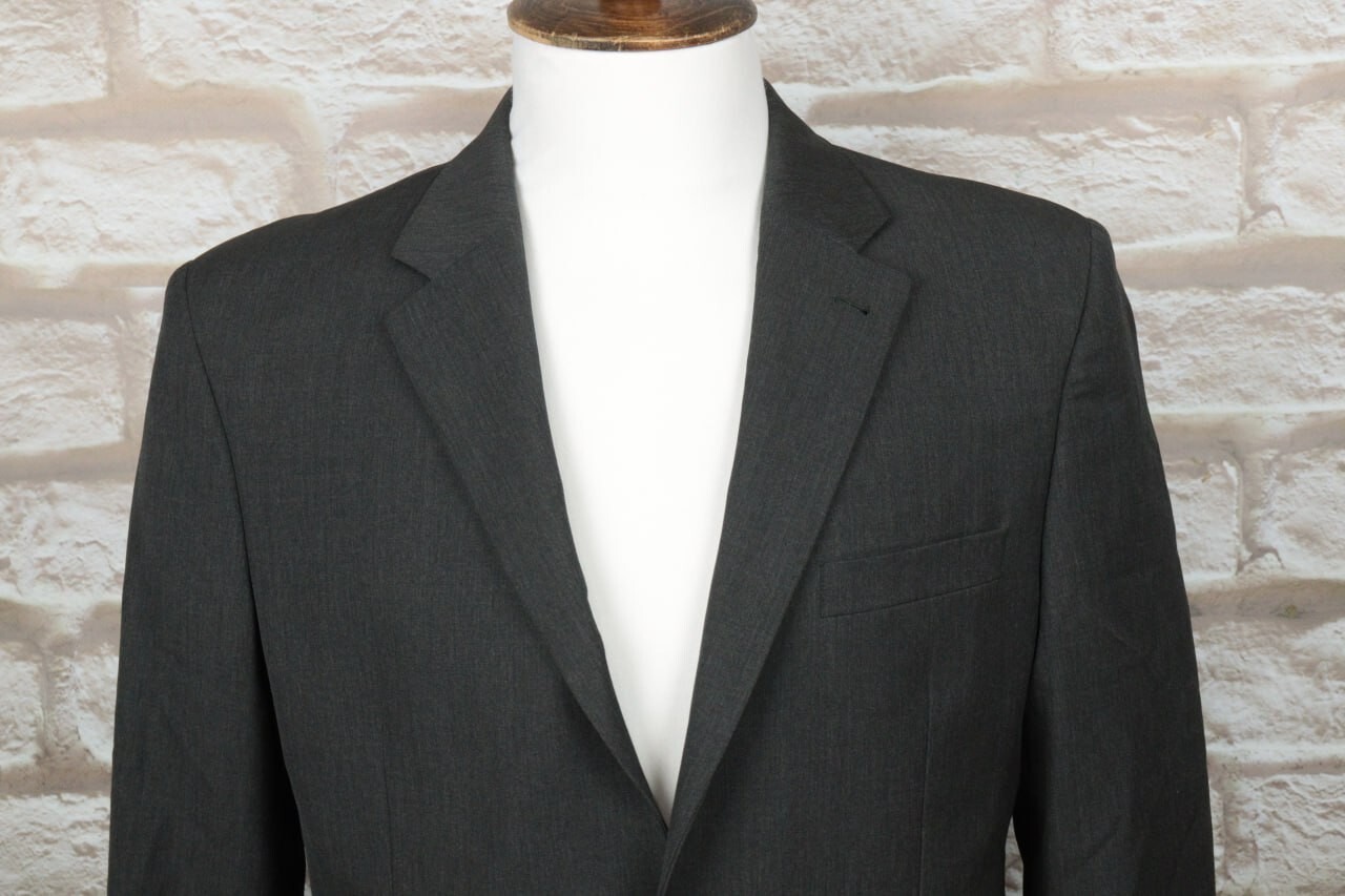 GIVENCHY Gray Wool Two Button Single Breast Blaze… - image 2